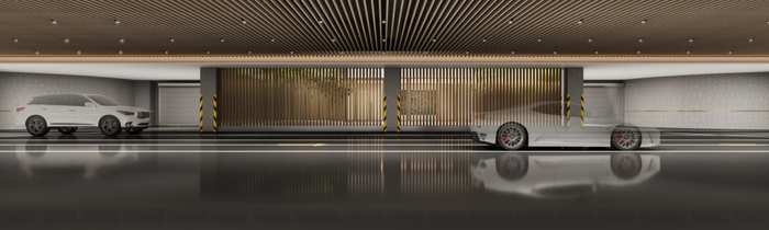 ——地下通道落户大堂效果图