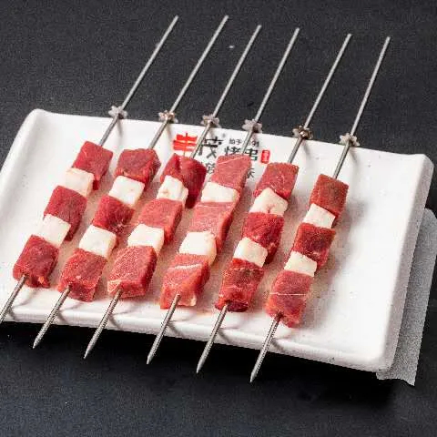 △丰茂烤串羊肉串，图片来源于其官方微信号