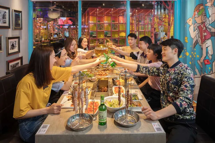 △丰茂烤串门店，图片来源于其官方微信号