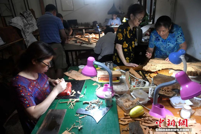 位于福州市仓山区的南台立业创意空间素上空间工作室。中新社记者 吕明 摄