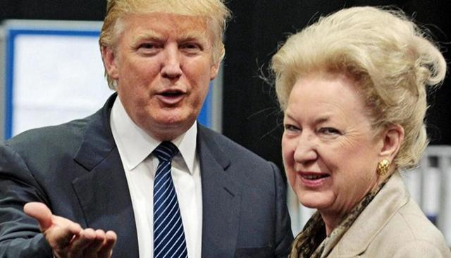 特朗普与其长姐玛丽安·特朗普·巴里 图据《商业内幕》杂志