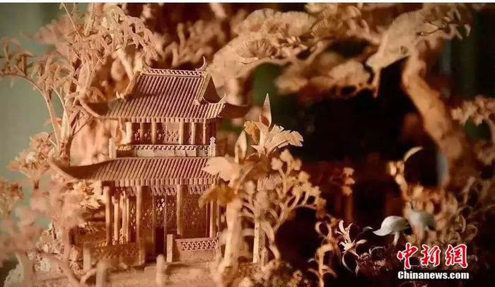 福州软木画。受访者供图