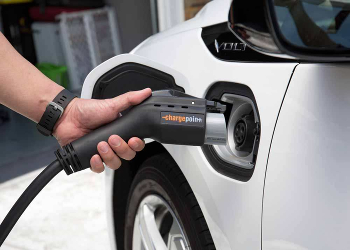 ChargePoint充电枪/图片来源 theenergyst
