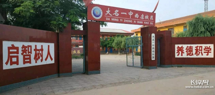 现在的大名一中西店校区。