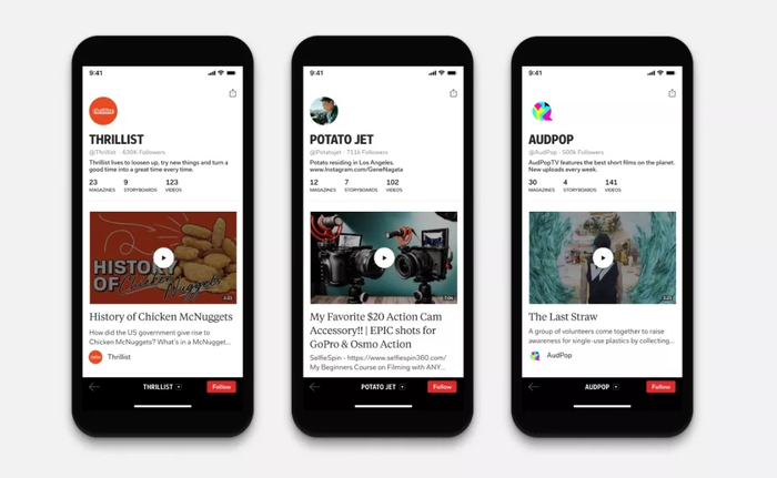 图注：Flipboard界面（来源：Flipboard）