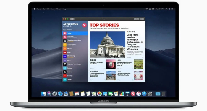 图注：AppleNews 的页面 （来源：Apple News）