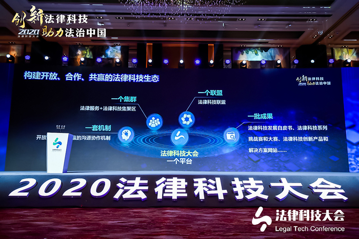 ▲构建开放、合作、共赢的法律科技生态