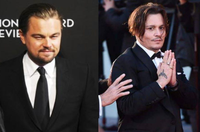 莱昂纳多（左）、约翰尼.德普（右）