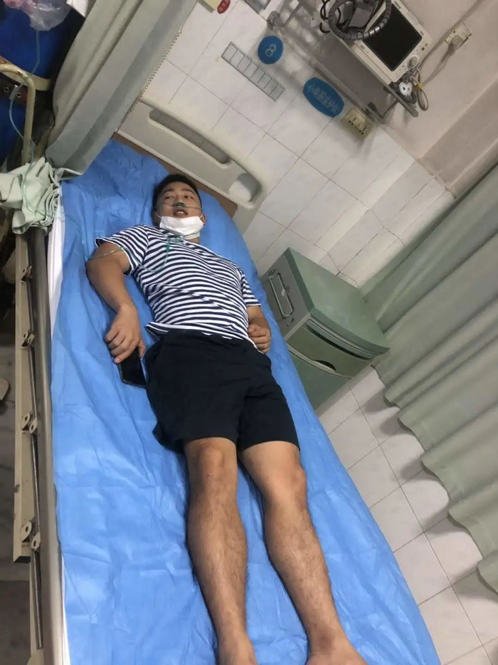 ▲张明入院治疗