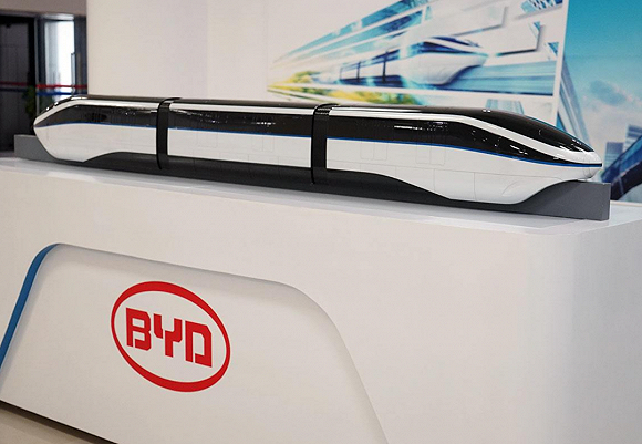 图5：比亚迪云轨模型。来源：比亚迪