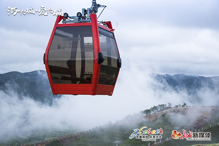 富龙四季小镇的缆车。