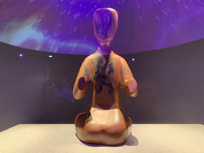 海昏侯墓中出土的漆器。李韵涵 摄