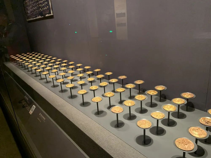 海昏侯墓中出土的金器。李韵涵 摄