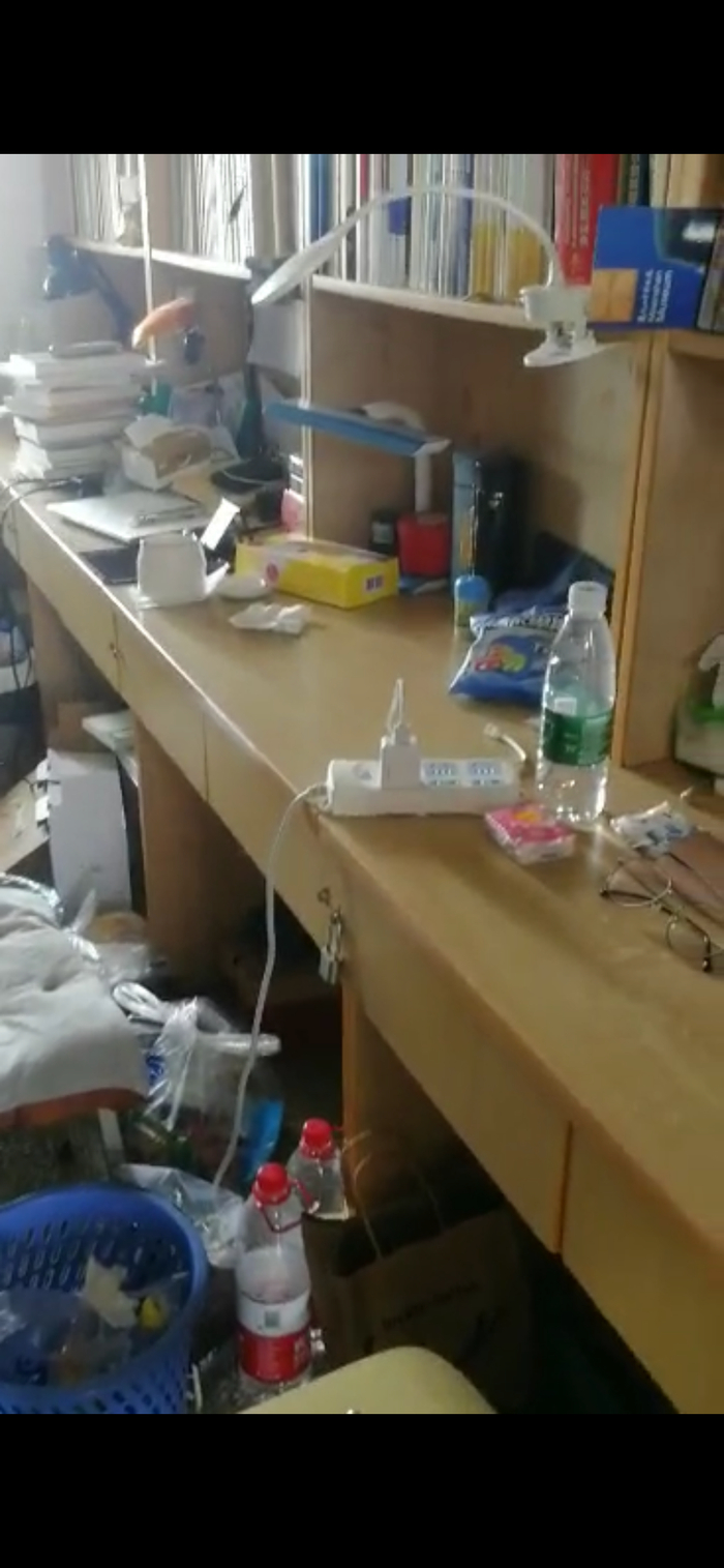  刘某辰生前生活的南师大宿舍。图/受访者提供