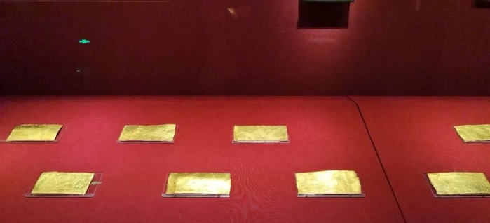 海昏侯墓中出土的金器。柳俊武 摄