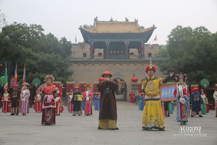 皇城相府开城仪式现场。