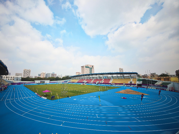 邯郸市体育场比赛场地。省体育局田径运动管理中心供图