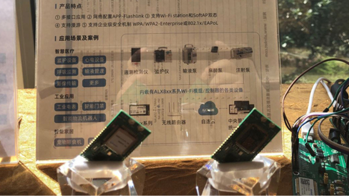 图：系列新品ALX855B与ALX856B Wi-Fi模组及控制器