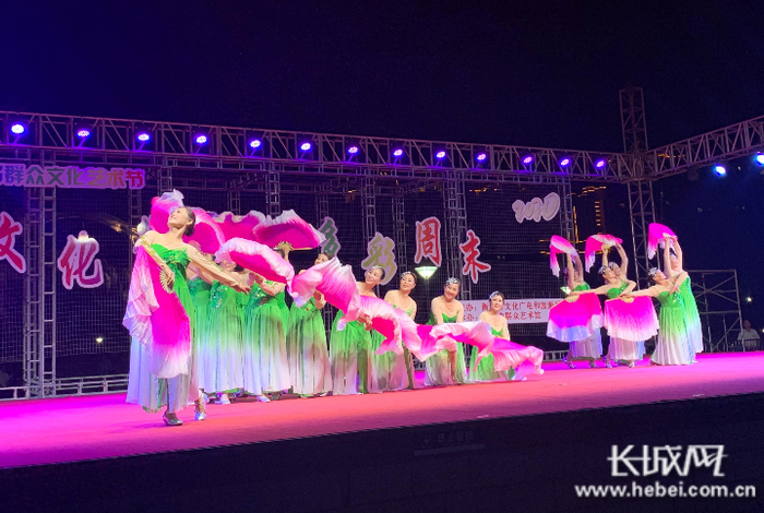 衡水市举行第四届广场舞大赛决赛。张帆 摄