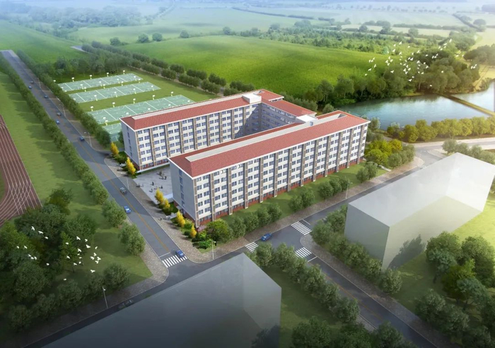 ▲学生公寓（八期）示意图