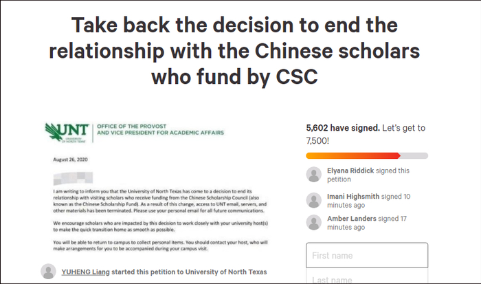 请愿人数已超过5000人
