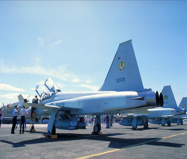 公开展示的嘉义第4大队F-5F