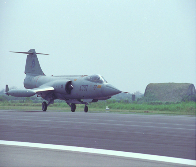 新竹基地的F-104，摄于1991年