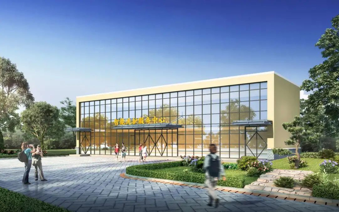 集中洗衣房效果图