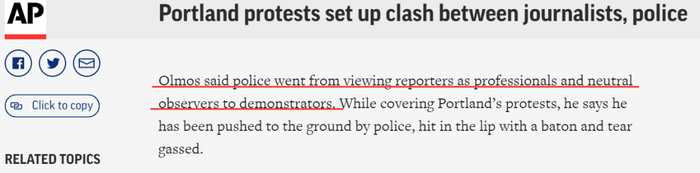  （截图来自美联社的报道）