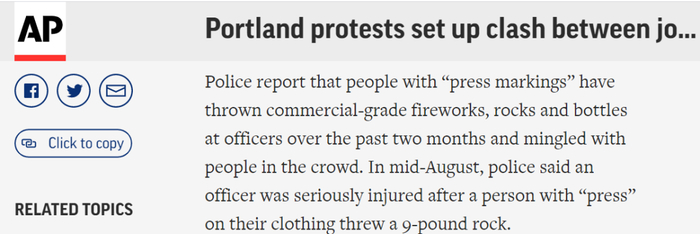 （截图来自美联社的报道）