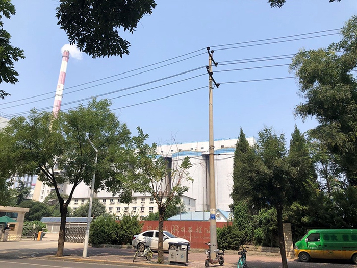 石家庄二环内城市面貌，长安区一热电厂厂区。 陆肖肖 摄