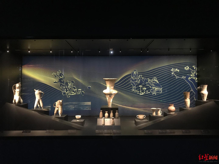 三星堆遗址此前出土的陶器