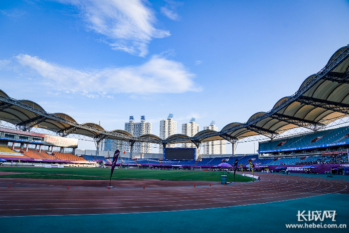 举办地秦皇岛奥体中心。长城网记者 肖雯 摄
