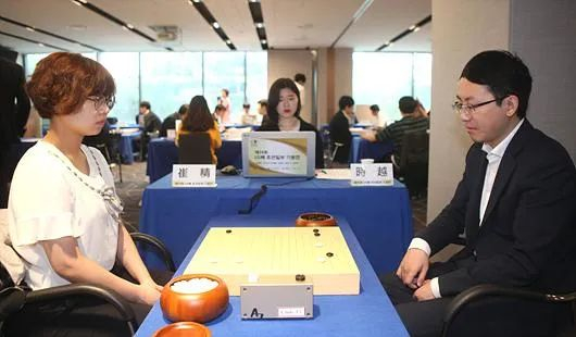 ▲本届LG杯首轮，崔精继三星杯后再度战胜世界冠军时越