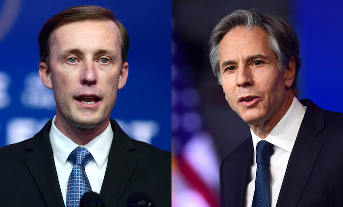 △沙利文（左）布林肯（右）