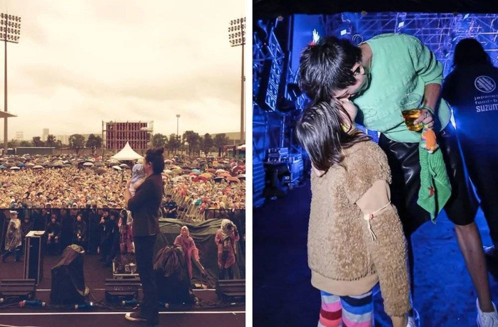 Mia从婴儿时期就和父母一起演出