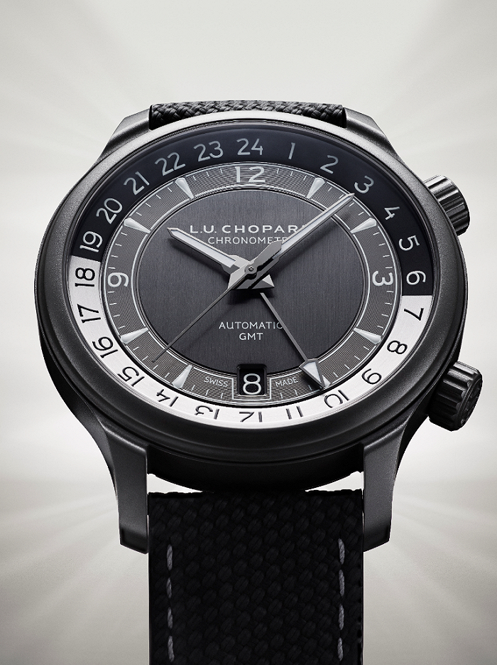 L.U.C GMT One Black腕表  图片来源：Chopard萧邦