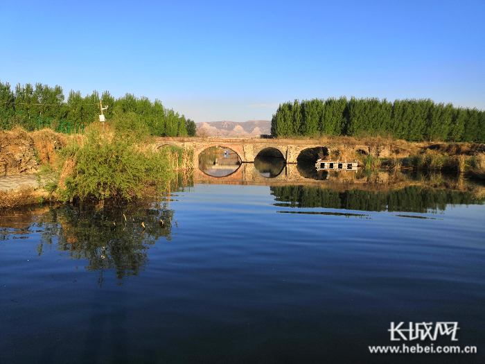 滏阳河美景。峰峰矿区水利局 供图