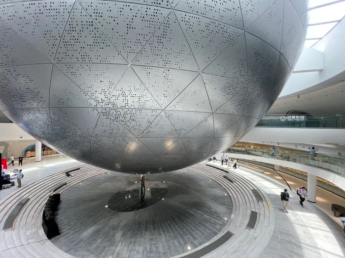 球幕影院。郑莹莹  摄