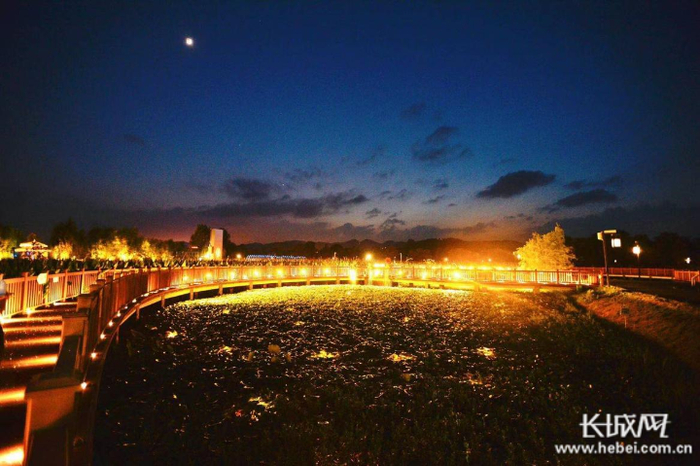 山里江南浪漫夜色