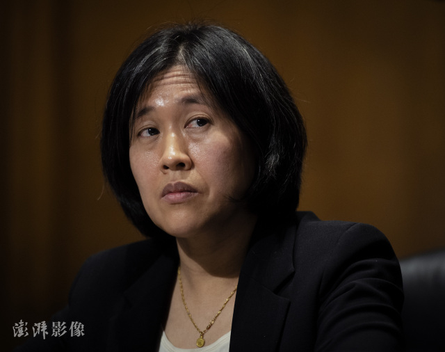 美国贸易代表戴琦 &nbsp;图源：澎湃影像平台