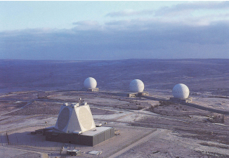 英国菲林代尔斯基地的巨型雷达