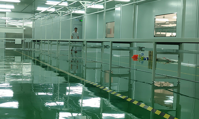 （2020年10月，沃莱科技1000平方米的10万级无尘净化车间投入使用。）