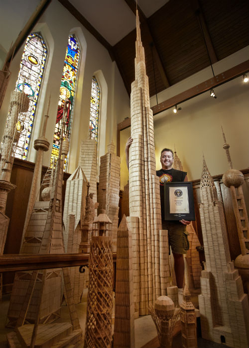 牙签雕刻被列入吉尼斯世界纪录