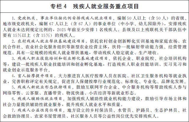（三）健全残疾人关爱服务体系，提升残疾人康复、教育、文化、体育等公共服务质量。