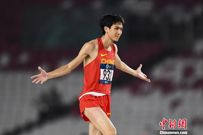 中国男子跳高选手王宇。中新社记者 杨华峰 摄