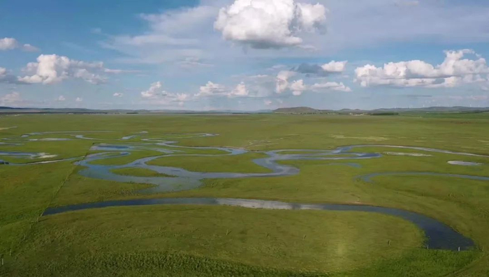 湿地航拍。刘长永 摄