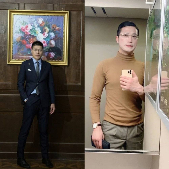 徐勤根前后照片对比