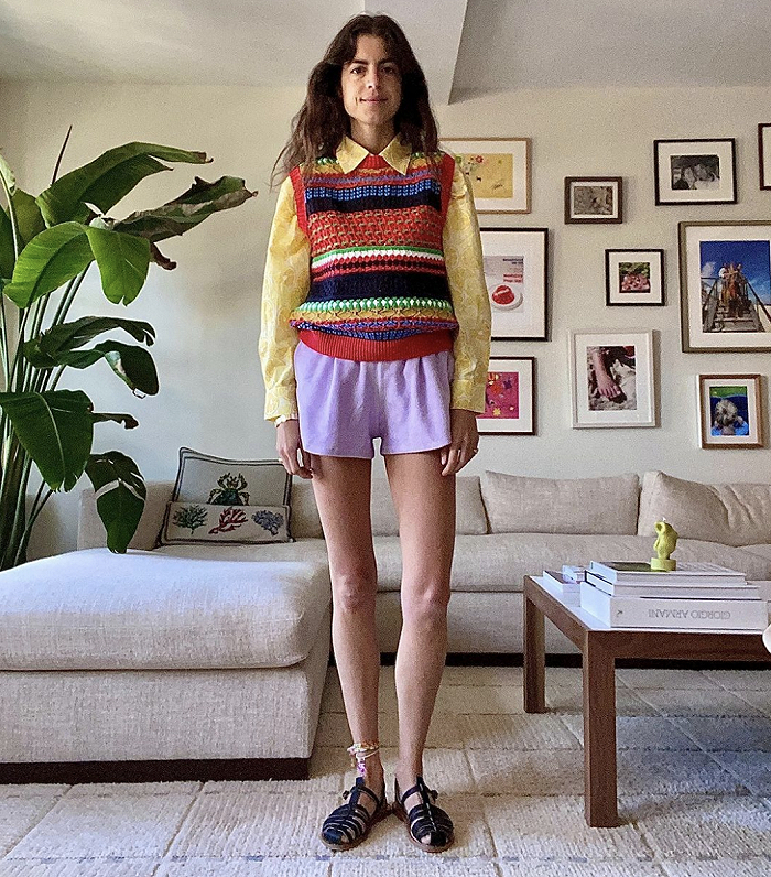 时尚博主Leandra Cohen 图片来源：Instagram@leandramcohen