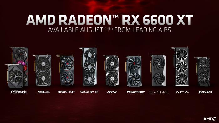 AMD Radeon RX 6600 XT显卡8月11日上市379美元起售_手机新浪网